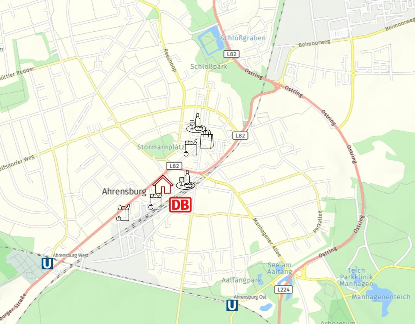 Have-A-Nice-Stay - Nahe Bahnhof - 20 Minuten Nach Hamburg - Trotzdem Ruhig Gelegen - 6 Minuten Zu Fuss Ins Zentrum Ahrensburg - Modern Eingerichtet Bagian luar foto