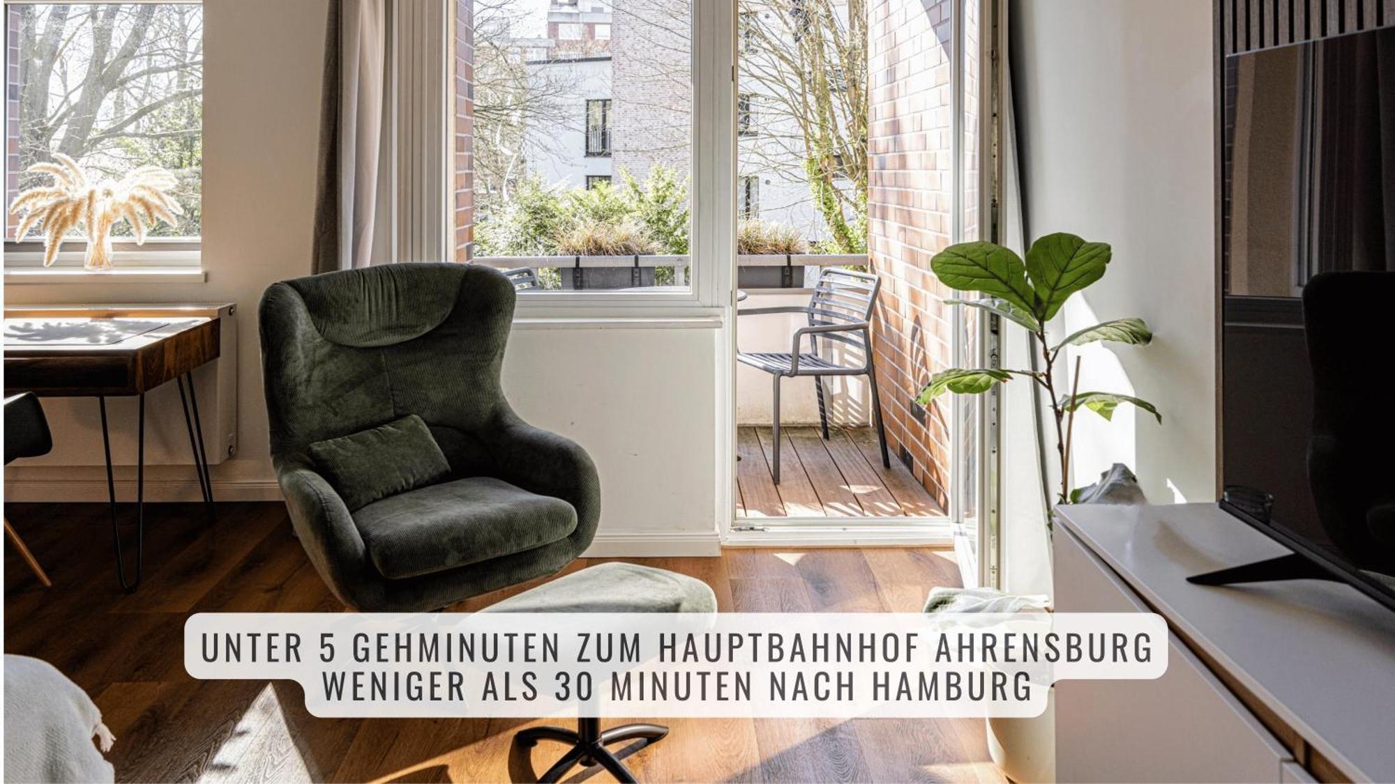 Have-A-Nice-Stay - Nahe Bahnhof - 20 Minuten Nach Hamburg - Trotzdem Ruhig Gelegen - 6 Minuten Zu Fuss Ins Zentrum Ahrensburg - Modern Eingerichtet Bagian luar foto